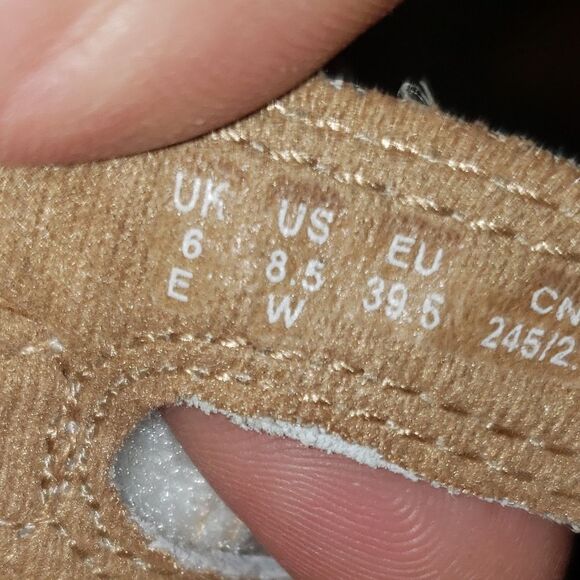 Clarks Collection White Slip-On Sandals - Picture 7 of 7